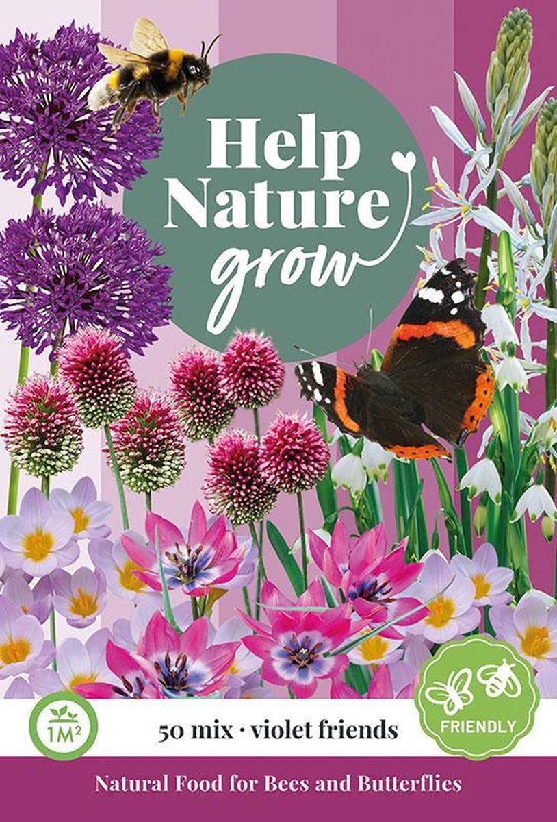 Help Nature Grow Violet  Friends x 50 Mix